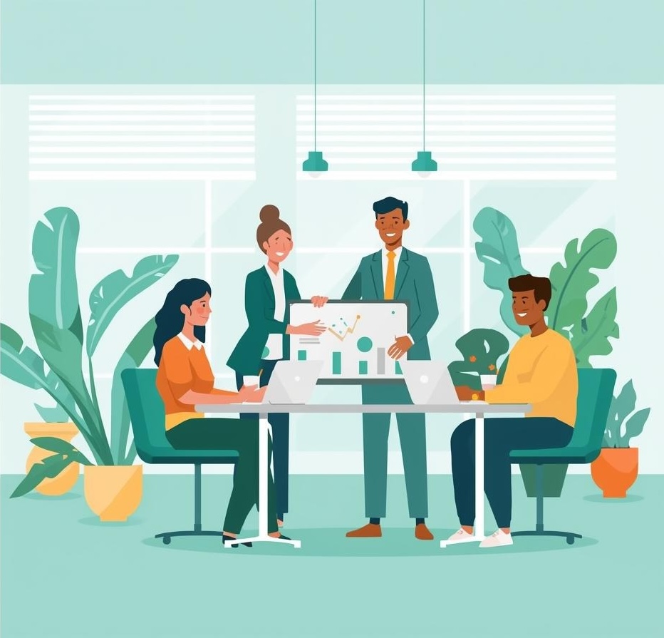 ESG strategy session with sustainability leaders