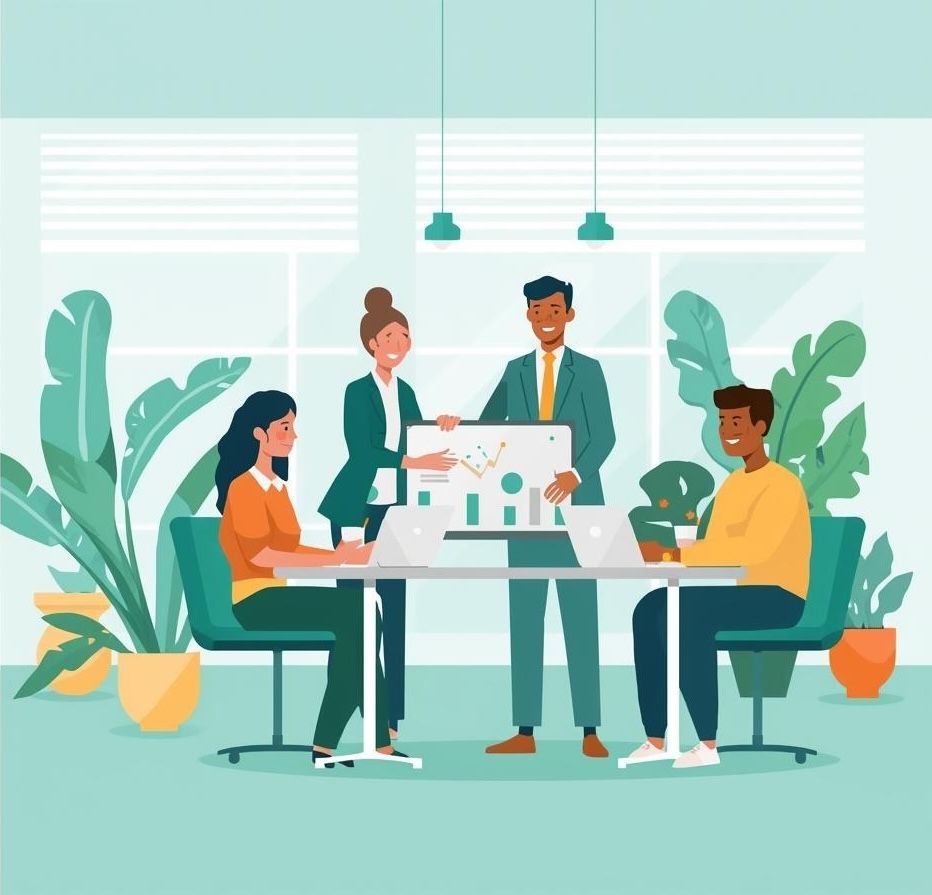 ESG strategy session with sustainability leaders